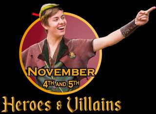 Sunday, November 5, 2023 - Heroes and Villains - Weekend 5