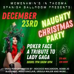 Image for Naughty Christmas Party w/ Poker Face [A Tribute to Lady Gaga], 21+