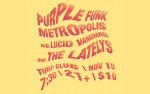 Image for PURPLE FUNK METROPOLIS, with LUCID VANGUARD and THE LATELYS