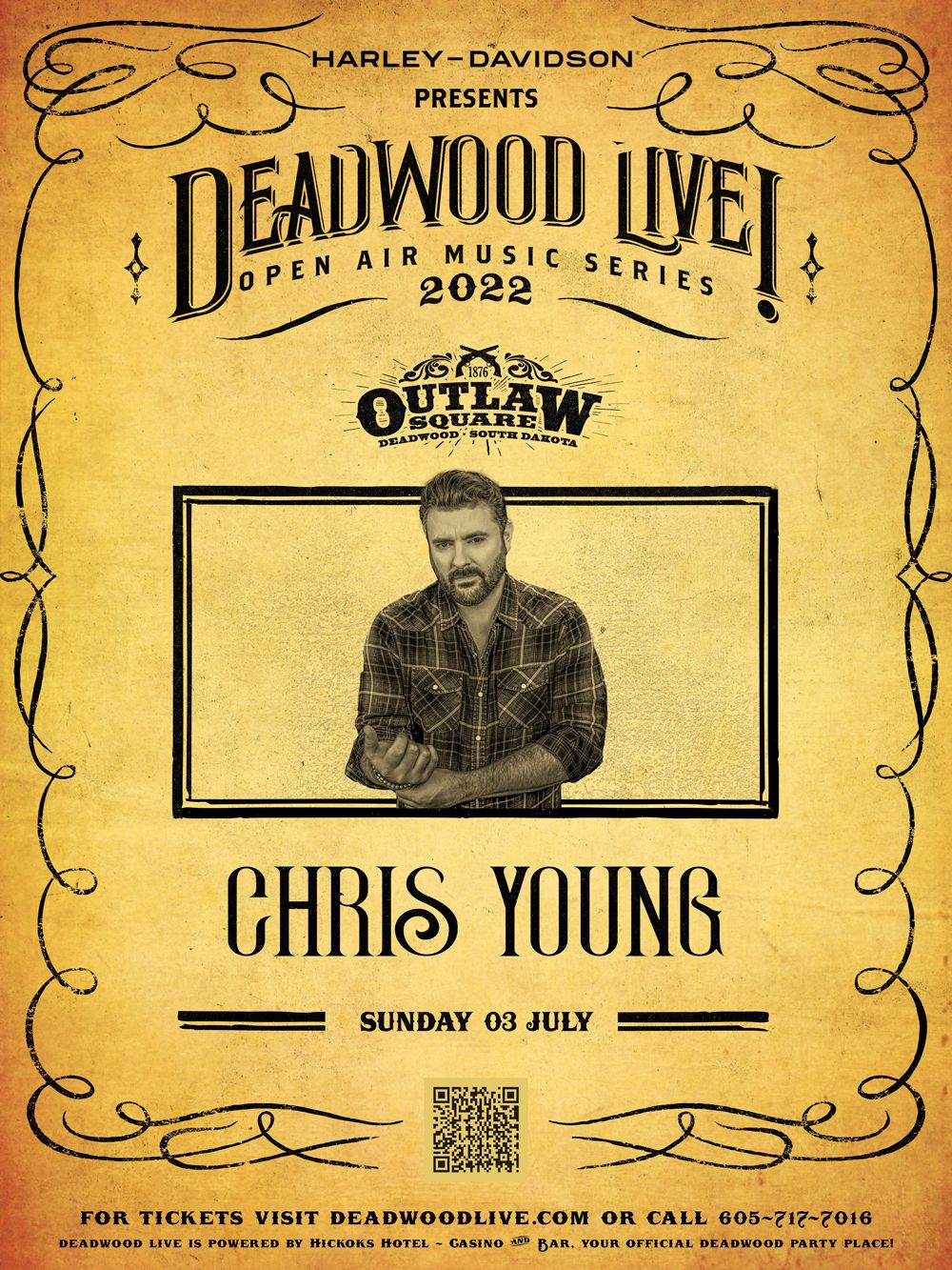Image for CHRIS YOUNG - Deadwood Live ! ~ Open Air Music Series