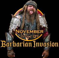 Sunday, November 12, 2023 - Barbarian Invasion - Weekend 6